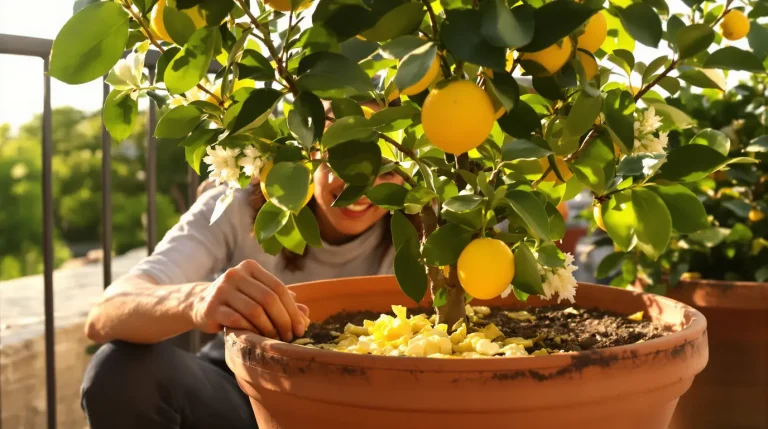 Citronnier qui ne donne rien : enterrez ce déchet de cuisine au pied, il se couvre de fruits