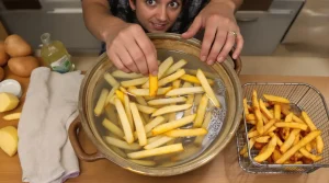 Depuis que je fais ça, mes frites Airfryer sont parfaites : l’astuce de l’eau chaude révélée