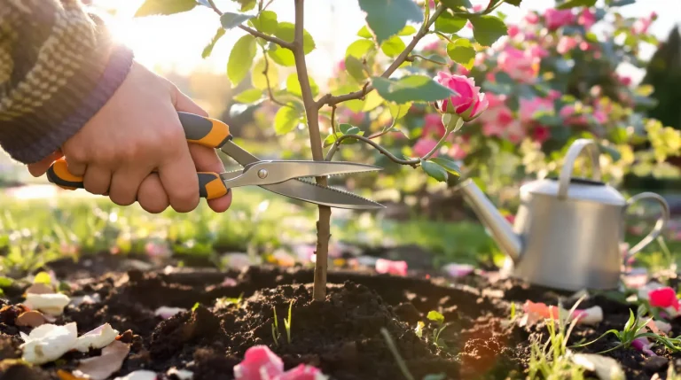 En mars, je fais cette étape simple pour des rosiers épanouis et un jardin fleuri tout l’été