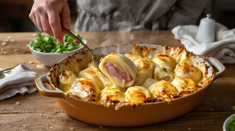 « Ma recette légère d’endives au jambon gratinées » : un plat simple, fondant et réconfortant