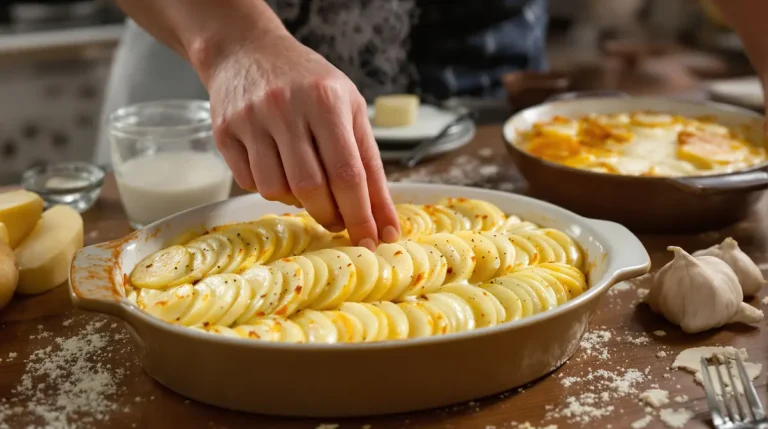 Pas besoin de crème : mon gratin dauphinois est délicieusement fondant grâce au bon geste