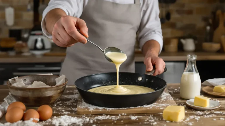 Un crêpier breton révèle enfin sa vraie pâte à crêpes : fluide, simple et fidèle à la tradition Un crêpier breton révèle enfin sa vraie pâte à crêpes : fluide, simple et fidèle à la tradition