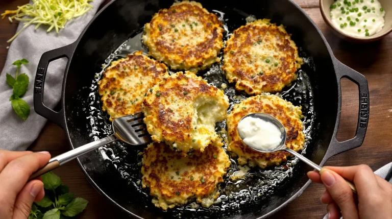 Ce fromage à 2 € transforme vos courgettes râpées en galettes dorées et fondantes en 20 minutes