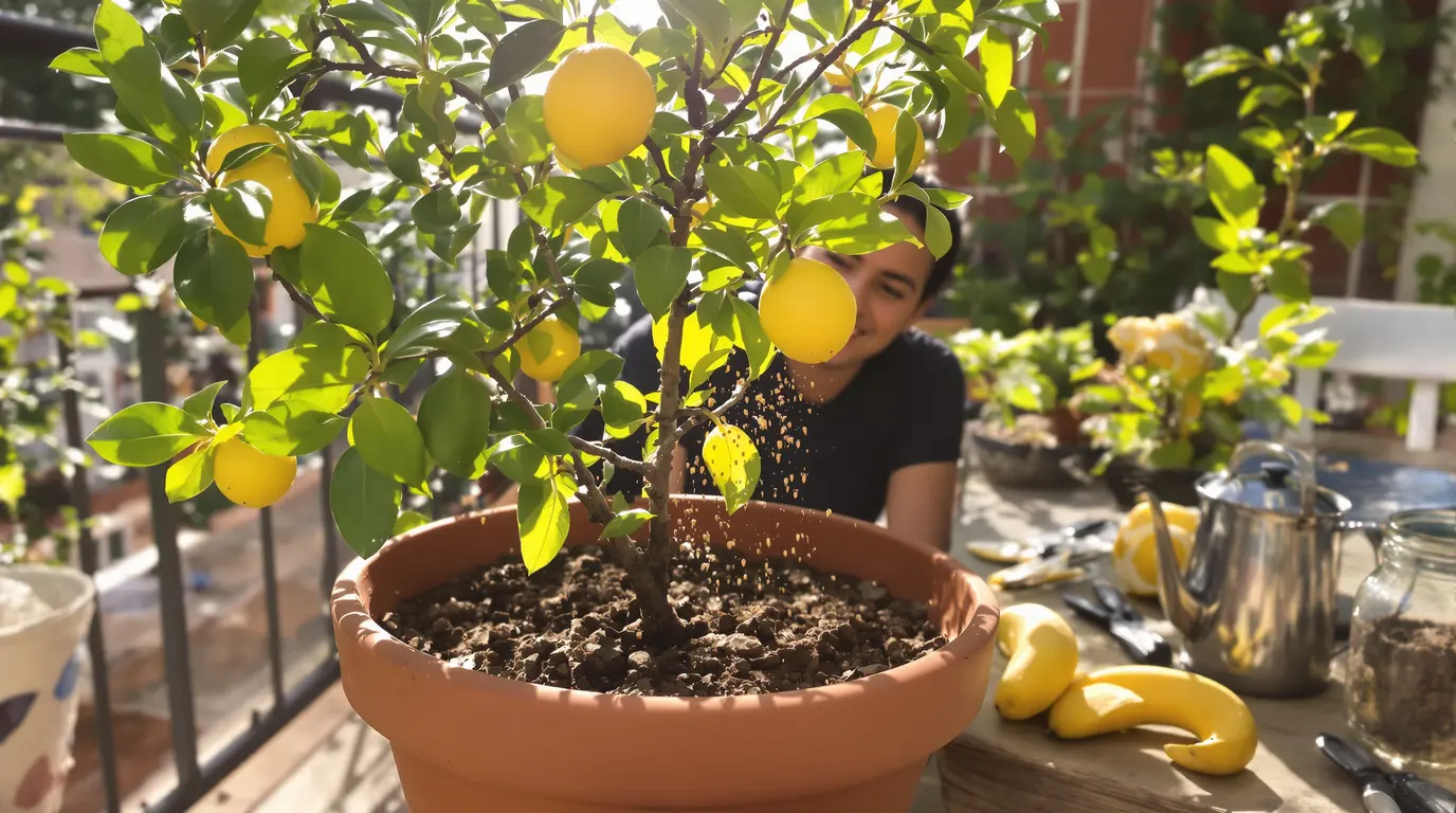 Citronnier : dès le 15 mars, donnez-lui cet ingrédient de cuisine et il va doubler de volume Citronnier : dès le 15 mars, donnez-lui cet ingrédient de cuisine et il va doubler de volume