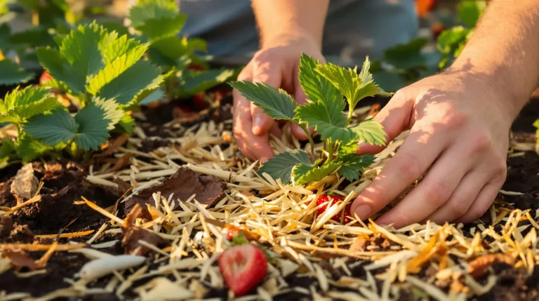 Fraisiers : le geste de printemps avec le paillage sans lequel vous gâchez tout cet été