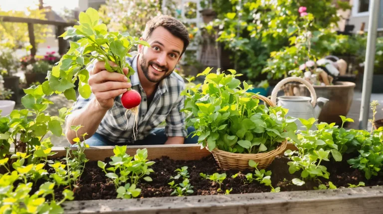 « Je pensais attendre un mois » : j’ai semé ces 4 légumes mi-avril et je les récolte en moins de 30 jours