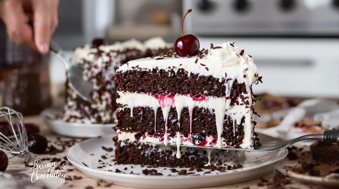 La forêt-noire : la recette du gâteau au chocolat et aux cerises qui fait craquer les gourmands La forêt-noire : la recette du gâteau au chocolat et aux cerises qui fait craquer les gourmands