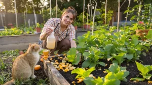 « Ne jetez plus cette peau de fruit » : son odeur fait fuir les chats du potager en un clin d’œil