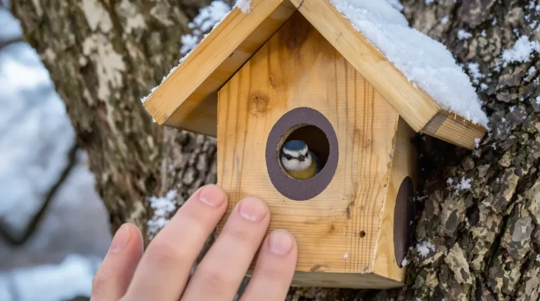 Nichoir : ce détail à corriger d'urgence chez vous pour que les oiseaux viennent s'y abriter tout l'hiver