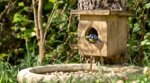 Un nichoir bien orienté attire les mésanges au printemps si le jardin offre eau, abris et insectes