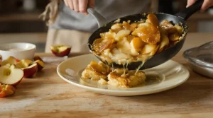« Une poêle, et c’est tout » : j’ai trouvé mon gâteau aux pommes préféré sans allumer le four