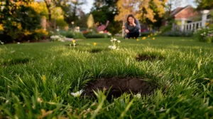 Abeilles minières : ces petits trous dans la pelouse sont une vraie bonne nouvelle pour le jardin