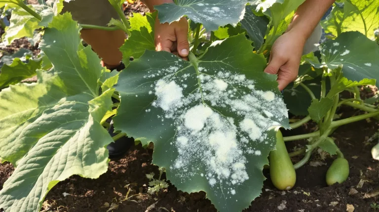 Comment j’élimine l’oïdium sur mes courgettes : les feuilles blanches révèlent le bon traitement Comment j’élimine l’oïdium sur mes courgettes : les feuilles blanches révèlent le bon traitement
