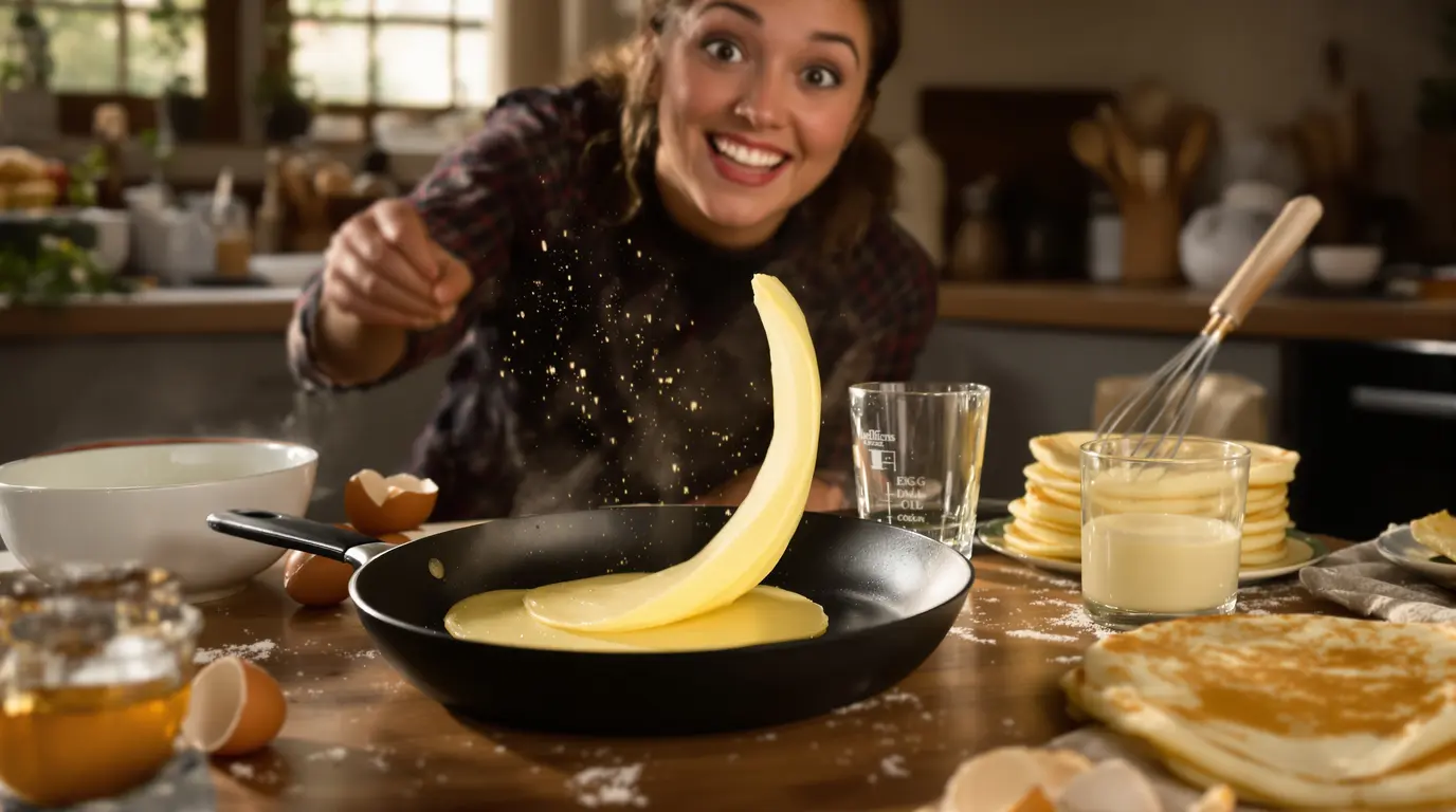 Crêpes : j’utilise le secret du verre et la règle 1-2-2-2 pour une pâte parfaite Crêpes : j’utilise le secret du verre et la règle 1-2-2-2 pour une pâte parfaite