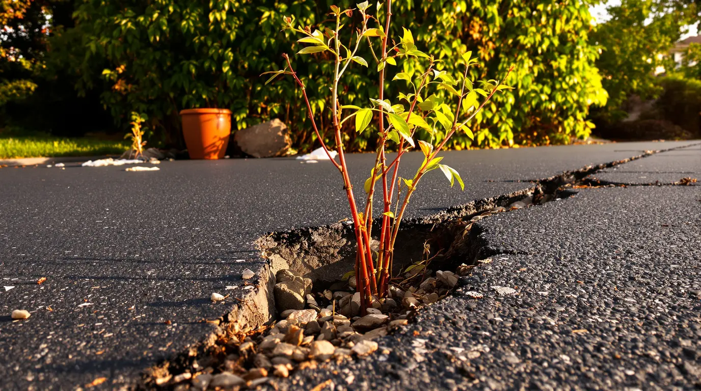 Depuis 2025, cette plante qui perce l’asphalte est interdite à la vente et au transport dans l’UE Depuis 2025, cette plante qui perce l’asphalte est interdite à la vente et au transport dans l’UE