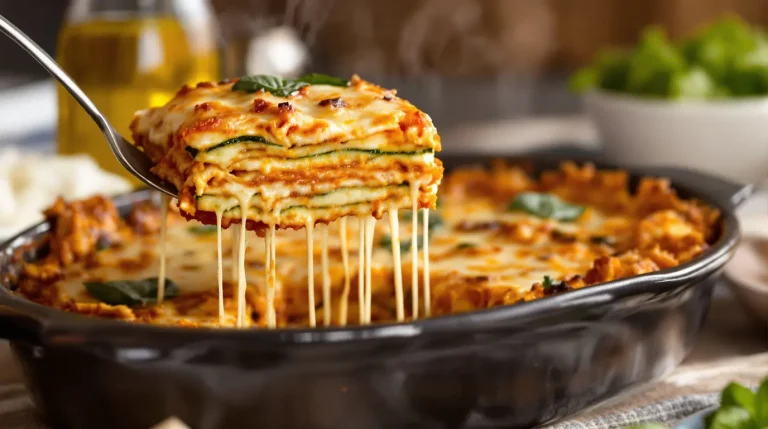 Fini la béchamel : le secret de cette sauce express pour des lasagnes de courgettes fondantes, sans eau