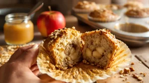 Fini le beurre dans mes gâteaux : je le remplace par un ingrédient du placard pour des muffins avoine-pomme ultra moelleux