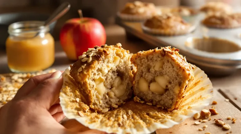 Fini le beurre dans mes gâteaux : je le remplace par un ingrédient du placard pour des muffins avoine-pomme ultra moelleux Fini le beurre dans mes gâteaux : je le remplace par un ingrédient du placard pour des muffins avoine-pomme ultra moelleux