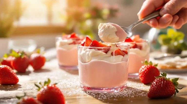 Fraises : j’ai testé ce dessert 2 ingrédients sans cuisson, le plus simple et gourmand du printemps Fraises : j’ai testé ce dessert 2 ingrédients sans cuisson, le plus simple et gourmand du printemps