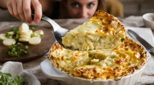 J'ai remplacé la pâte par cet ingrédient simple : ma quiche poireaux-chèvre est encore plus fondante
