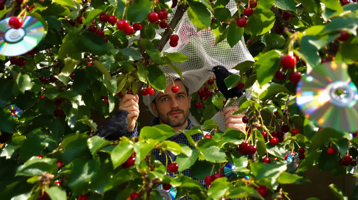 Jardinage : le réflexe tout simple qui empêche les oiseaux de dévorer vos cerises avant la récolte Jardinage : le réflexe tout simple qui empêche les oiseaux de dévorer vos cerises avant la récolte