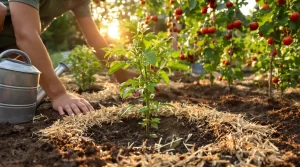 Mes tomates n’ont presque pas eu besoin d’eau l’été dernier : tout s’est joué dès la plantation