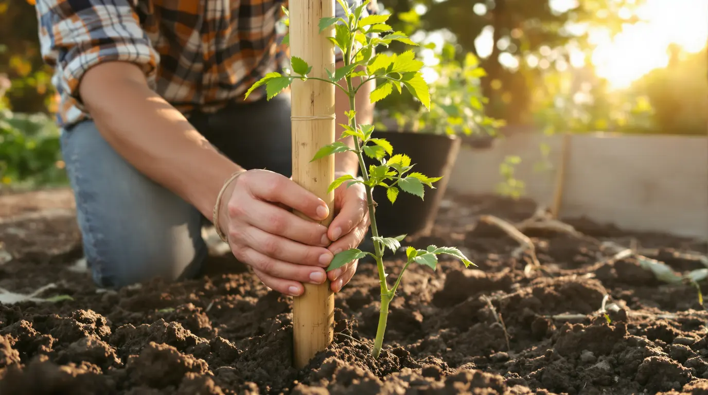 Quand faut-il tuteurer les pieds de tomates ? Dès la plantation, voici le bon moment à respecter Quand faut-il tuteurer les pieds de tomates ? Dès la plantation, voici le bon moment à respecter