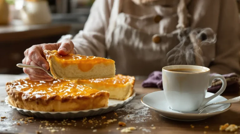 Servie tiède avec un café fumant, cette tarte au sucre ramène instantanément dans la cuisine d’une grand-mère du Nord Servie tiède avec un café fumant, cette tarte au sucre ramène instantanément dans la cuisine d’une grand-mère du Nord